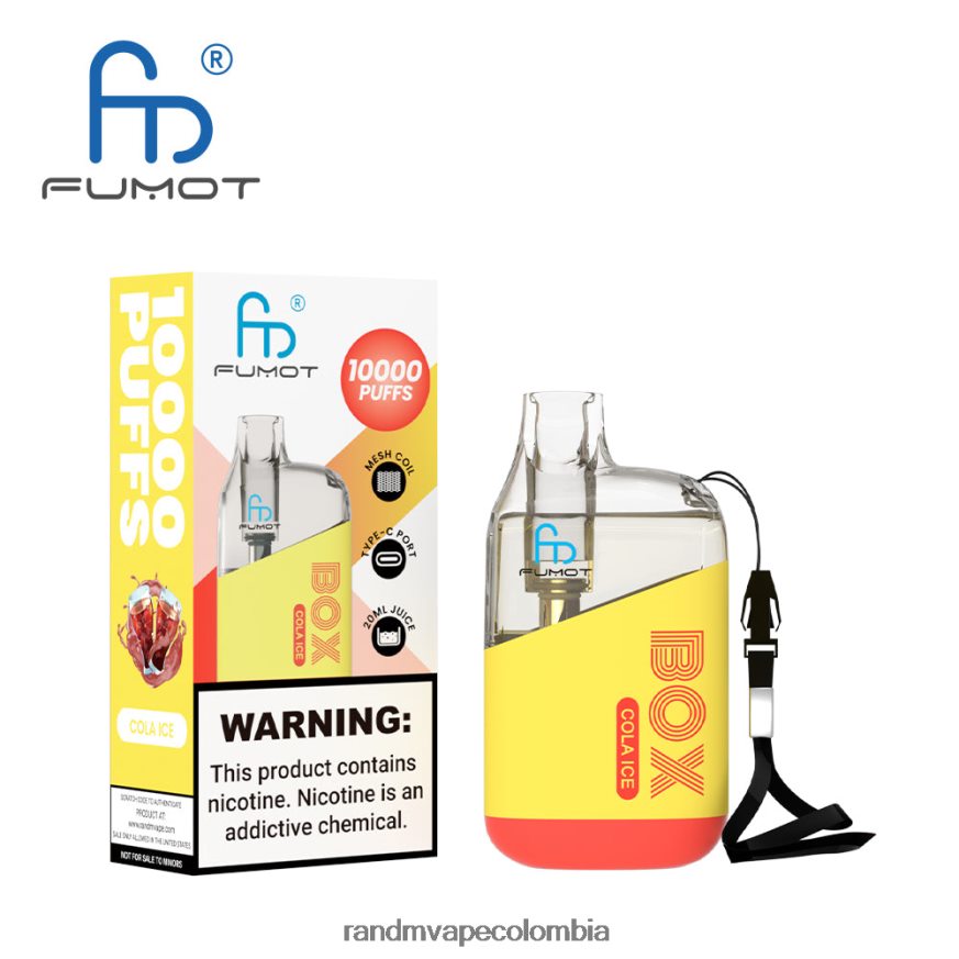 RandM Tornado Precio - Fumot Original RandM Tornado Box Dispositivo vapeador con control de flujo de aire 10000 1 ud. hielo de cola PRN4D4100