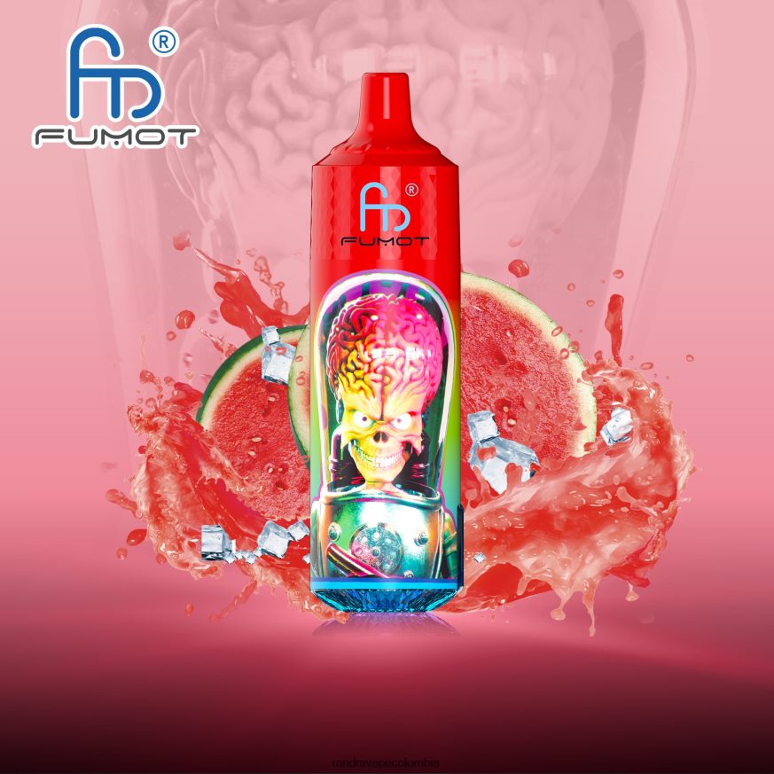 RandM Tornado Colombia - Fumot RandM Tornado Dispositivo vape 9000 pro con batería y pantalla ejuice versión 1 hielo de sandia PRN4D4203