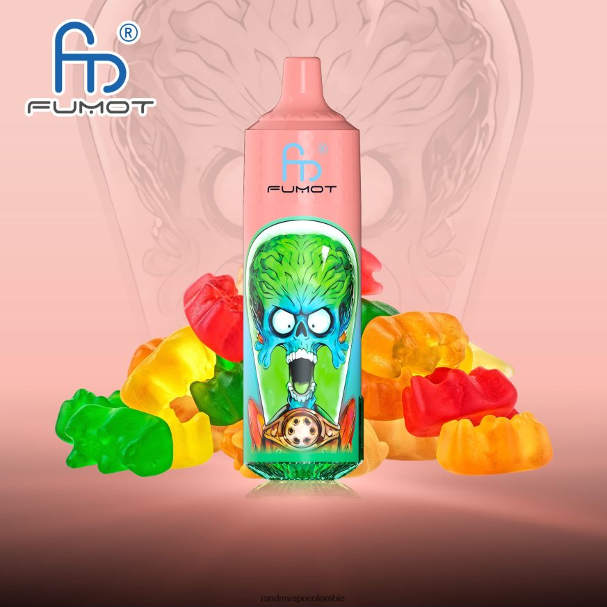 RandM Tornado Online Shop - Fumot RandM Tornado Dispositivo vape 9000 pro con batería y pantalla ejuice versión 1 osito de goma PRN4D4189