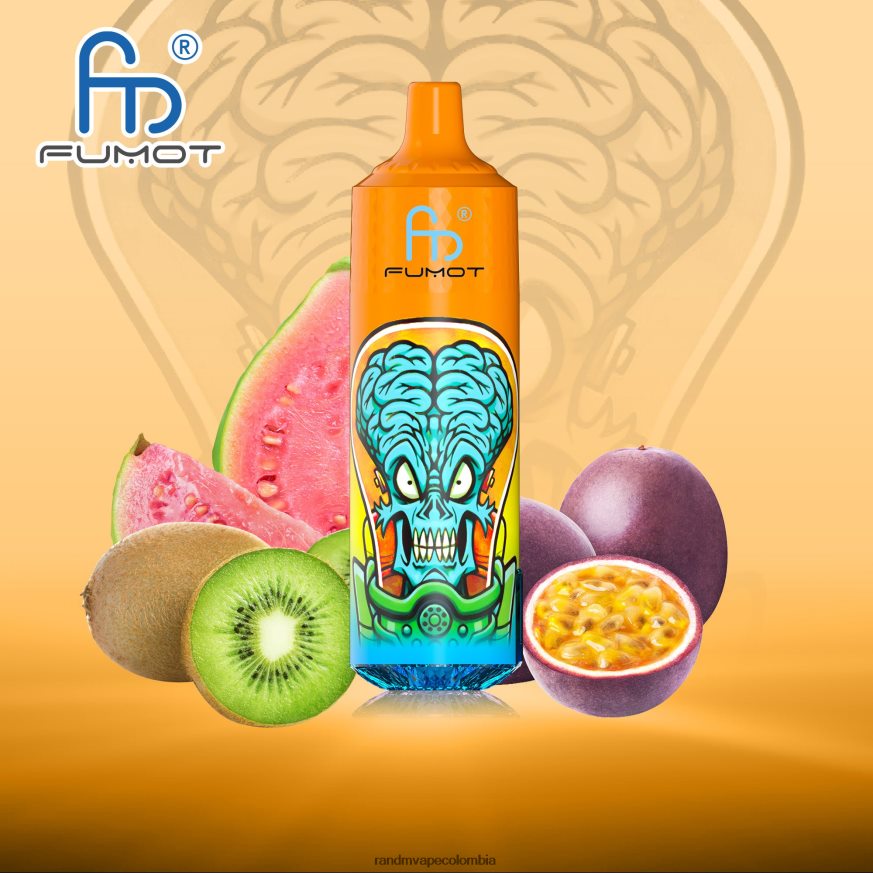 RandM Tornado Precio - Fumot RandM Tornado Dispositivo vape 9000 pro con batería y pantalla ejuice versión 1 kiwi maracuyá guayaba PRN4D4190