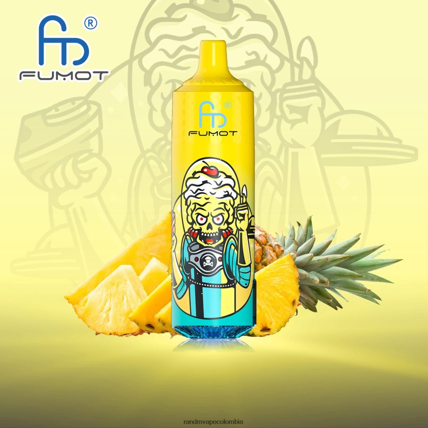 RandM Tornado Sale - Fumot RandM Tornado Dispositivo vape 9000 pro con batería y pantalla ejuice versión 1 piña PRN4D4194