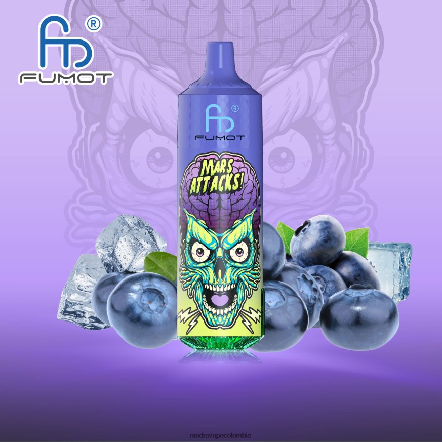 RandM Vape Sale - Fumot RandM Tornado Dispositivo vape 9000 pro con batería y pantalla ejuice versión 1 hielo de arándanos PRN4D4185