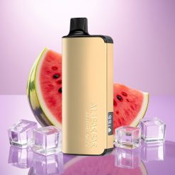 Alibarbar Ingot 9000 Puffs Vape Disposable Sandía Hielo – 22ml, 2350mAh, LED
