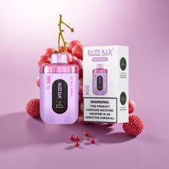 Razz Bar 50K Puffs Desechable Vape Toronja Uva Roja – 50000 Caladas, Bobina Mesh 1.0 Ohm, Batería 650 Mah, Recargable Type-C, 2% Nicotina